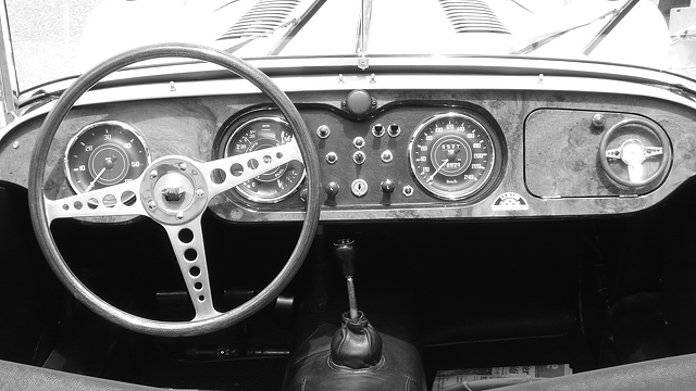 Old car Dashboard
